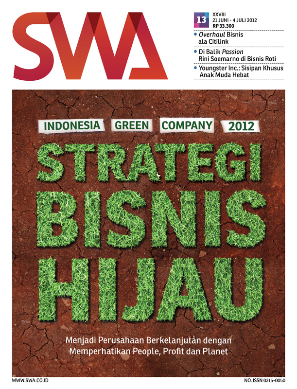 INDONESIA GREEN COMPANY 2012: STRATEGI BISNIS HIJAU (SWA EDISI 13/2012)