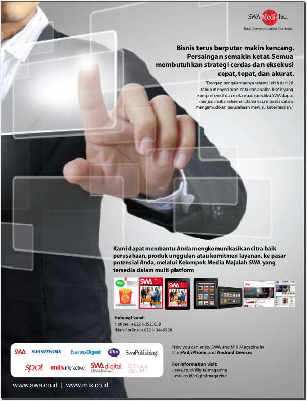 Kelompok Media Majalah SWA dalam Multi Platform