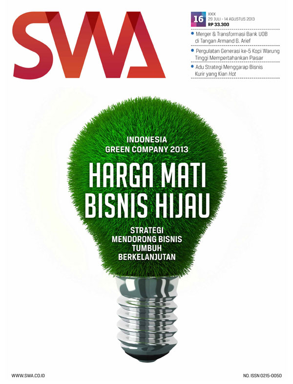 HARGA MATI BISNIS HIJAU (SWA Edisi 16/2013)