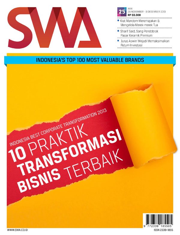 Indonesia Best Corporate Transformation 2013: 10 PRAKTIK TRANSFORMASI BISNIS TERBAIK