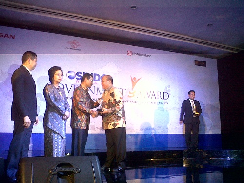 SINDO Government Award 2014