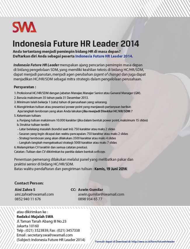 Indonesia Future HR Leader 2014