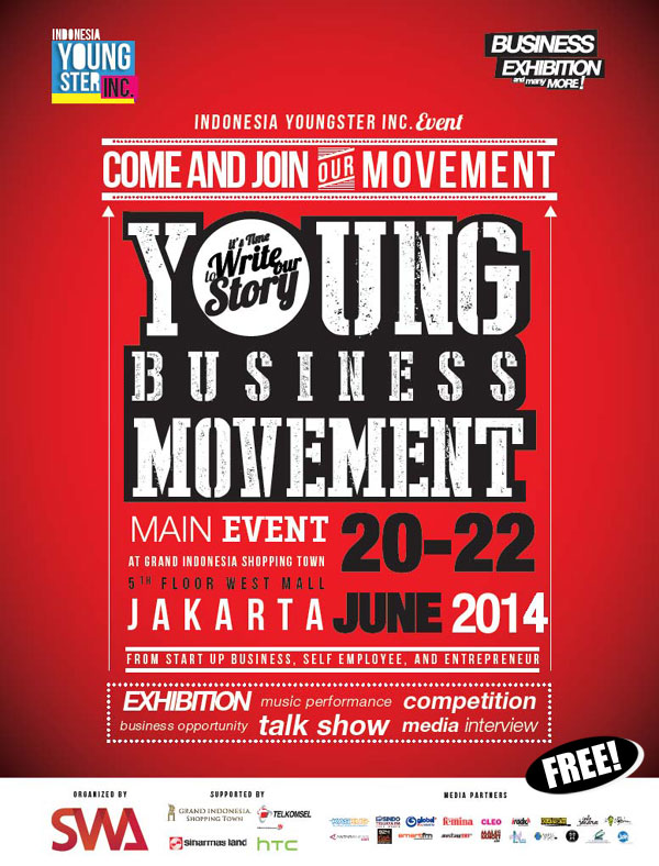 Indonesia Youngster Inc. Event: YOUNG BUSINESS MOVEMENT - 20-22 Juni 2014 - FREE!