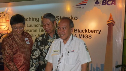 Suwignyo Budiman, Direktu BCA dalam kesempatan peluncuran Si Loko sinergi dengan KAI