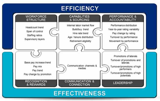 Mercer Analytics™ framework to measure efficiency & effectiveness of an organization