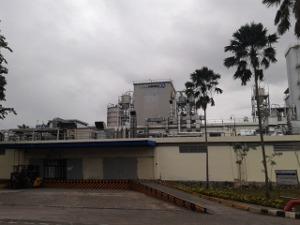 Pabrik PT Indo Kordsa Tbk yang berada di Citeureup. Bogor, Jawa Barat.