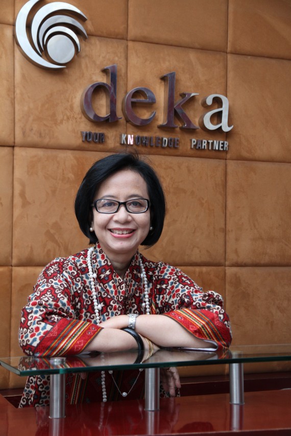 Irma D. Malibari, direktur pengelola sekaligus pendiri Deka Insight & Solutions (Grup Deka)