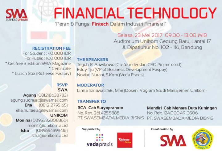 Finansial Technology - Peran dan Fungsi Fintech Dalam Industril Finansial (Unikom)