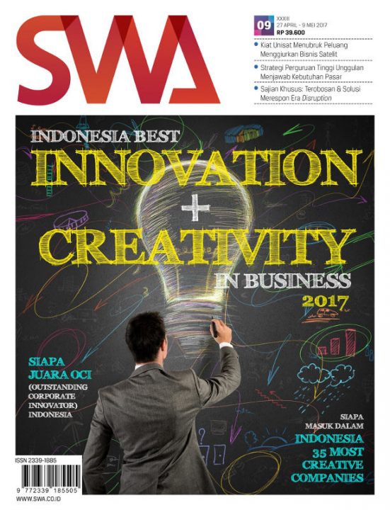 Indonesia Best Innovation + Creativity in Business 2017 - Majalah SWA Edisi 09/2017