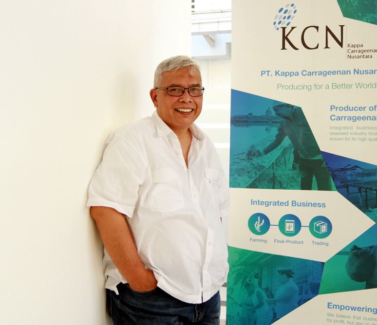 Pontas Tambunan, pendiri dan CEO PT Kappa Carrageenan Nusantara (KCN)