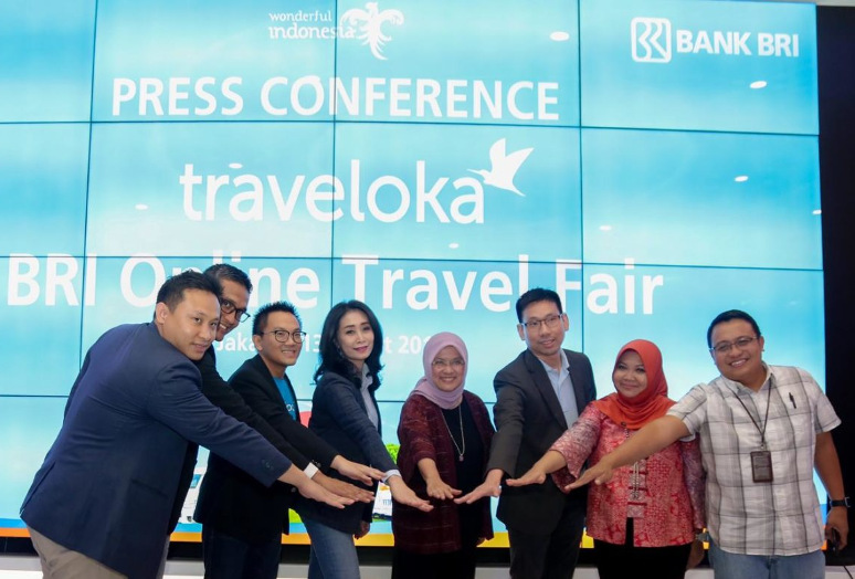 Traveloka BRI Online Travel Fair, salah satu kerjasama antara agen online travel Traveloka dengan Bank BRI