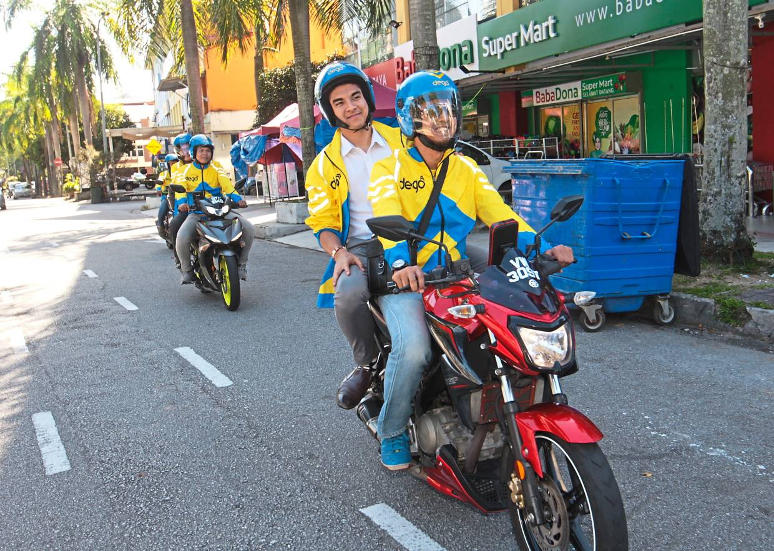 Ojek Online Dego Ride mulai mengaspal di Malaysia (Foto:TheStar.com.my)