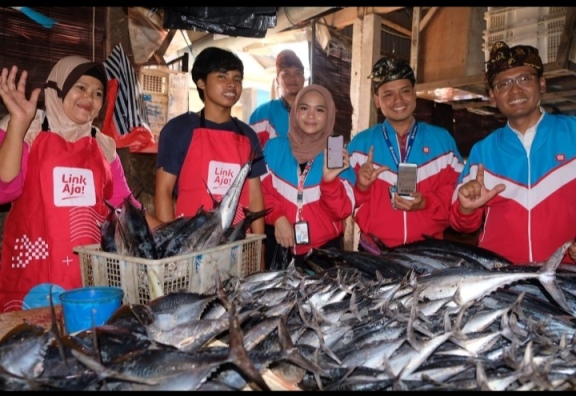 LinkAja Hadir di Pasar Ikan Kedonganan Bali