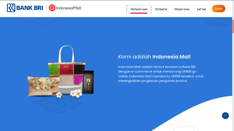 Lewat Indonesia Mall, BRI Dorong 30 Ribu UMKM Go Online