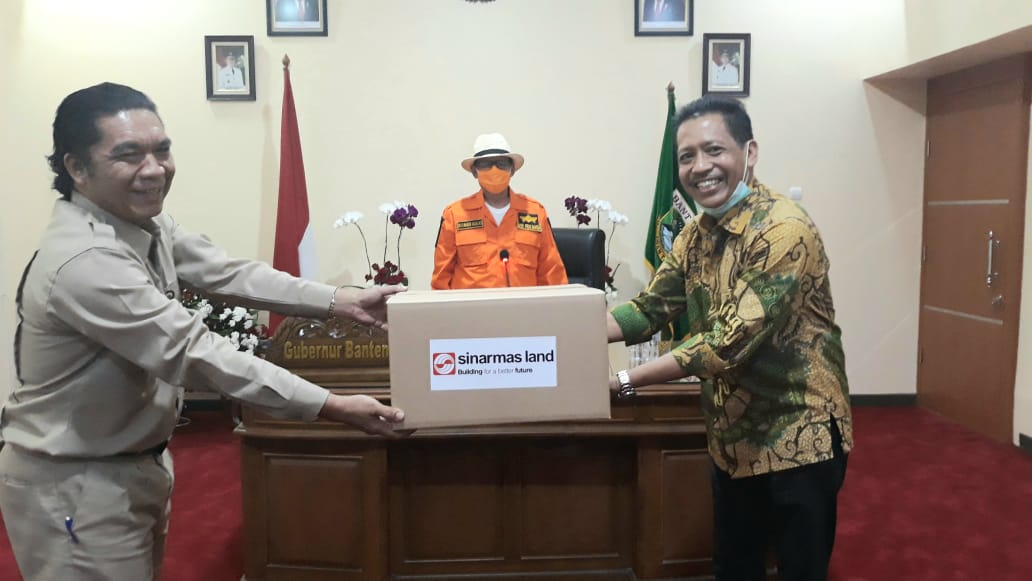 Sinar Mas Land Salurkan APD ke Provinsi Banten