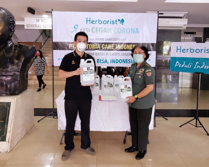 Herborist Perluas Distribusi Hand Sanitizer
