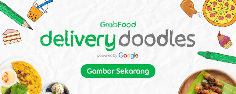 Grab Delivery Doodles, Fitur Sulap Gambar Makanan Jadi Pesanan dari Google