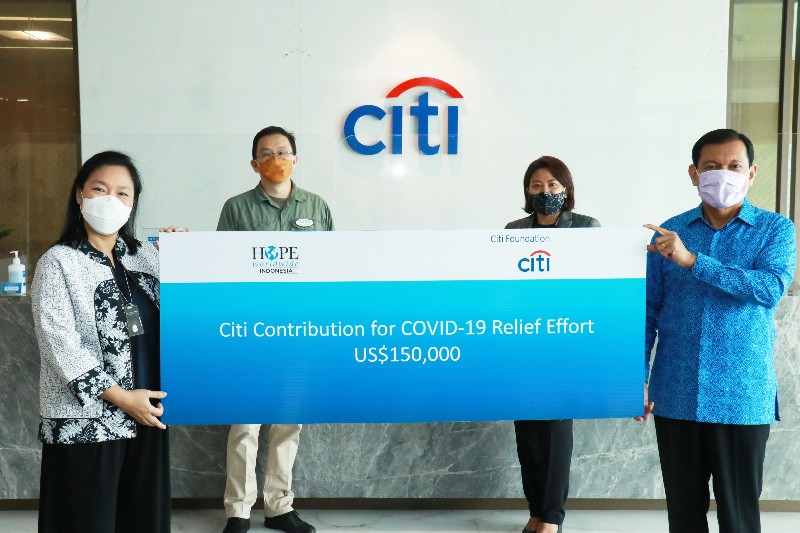 Citi Foundation Salurkan Rp 2 Miliar untuk Penanganan Covid-19
