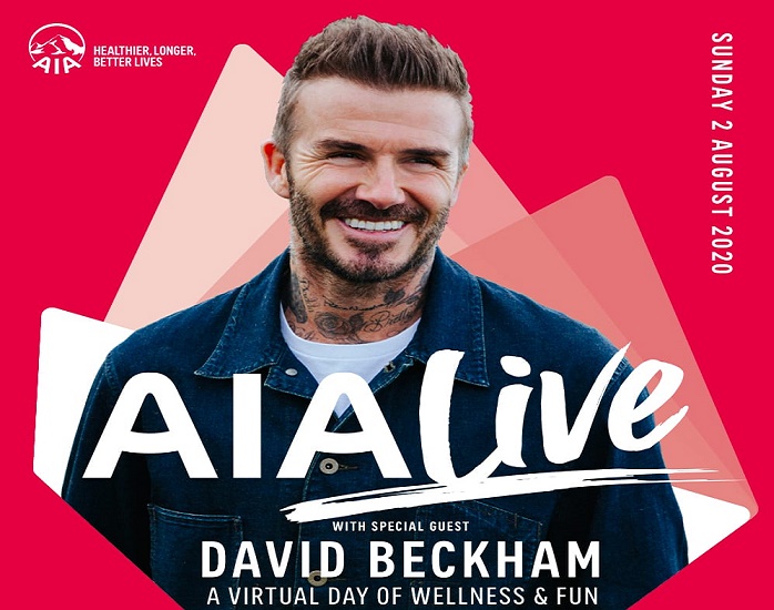 AIA Live Gaungkan Gaya Hidup Sehat Bersama David Beckham