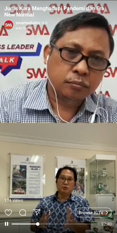 IG Live - SWA Business Leader Talk: Jurus Kara Hadapi Pandemi dan Era New Normal