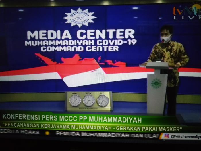 Muhammadiyah Perkuat Gerakan Pakai Masker