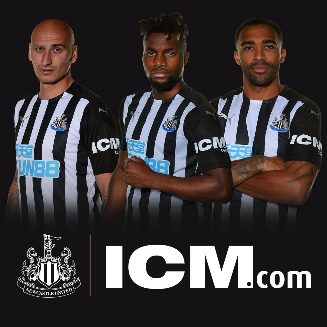 ICM.com Sponsori Lengan Jersey Newcastle United FC