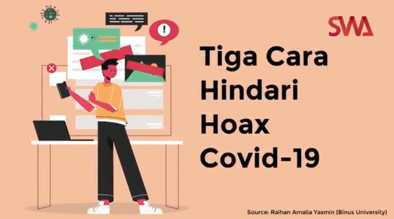 Tiga Cara Hindari Hoax Covid-19