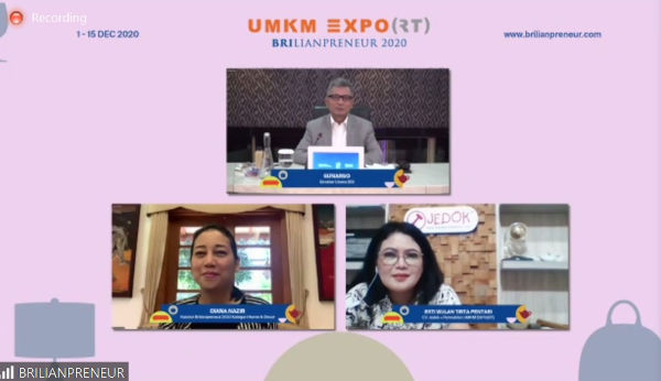 UMKM Expo(RT) BRIllianpreneur 2020 untuk UMKM Bangkit