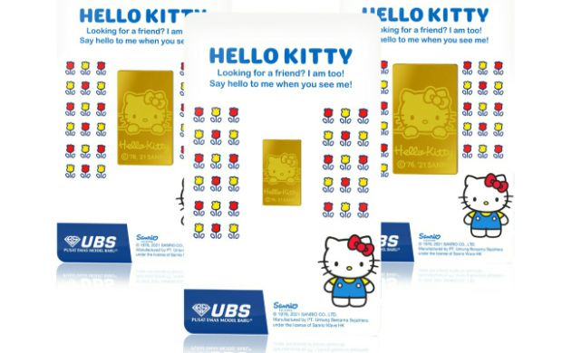 Logam Mulia Hello Kitty Incar Pasar Anak dan Remaja