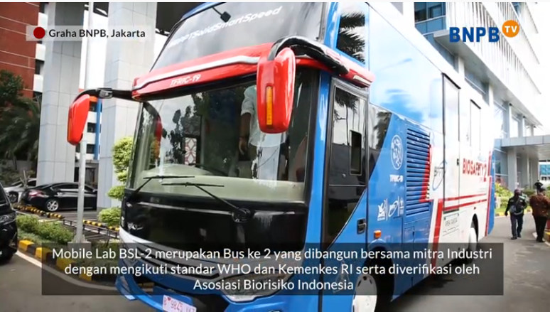 Mobile Lab BSL-2 Varian Bus Resmi Diluncurkan untuk Percepatan 3T di Daerah