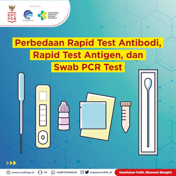 Memahami Perbedaan Rapid Test Antibodi, Rapid Test Antigen dan Swab PCR Test