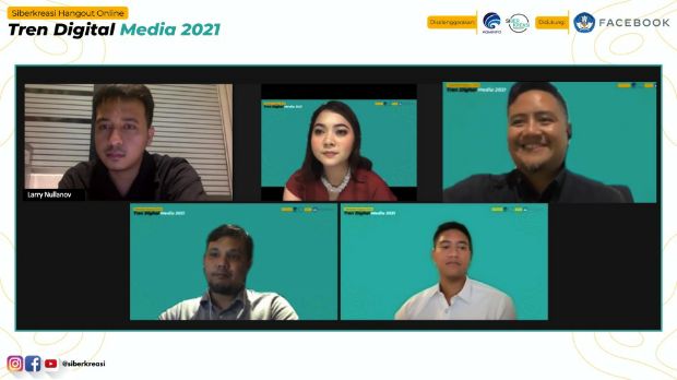 Membongkar Tren Digital Media 2021 di Siberkreasi Hangout Online 40