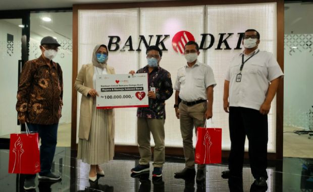 Bank DKI dan Jakarta Tourism Forum Donasi Gempa Sulawesi Barat