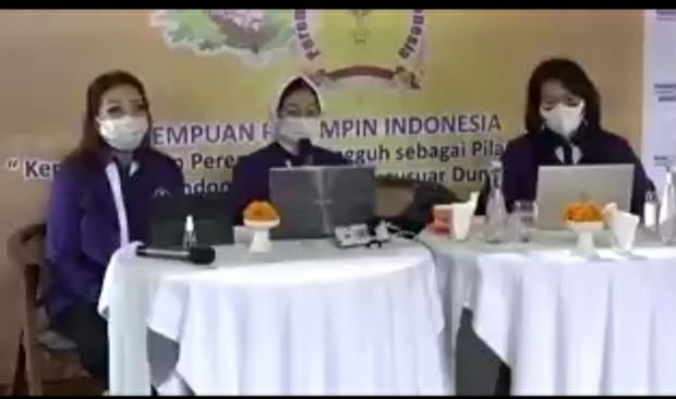 Rakernas Perempuan Pemimpin Indonesia I-2021 Harus Saling Mendukung