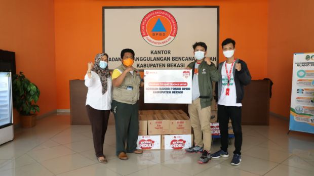 SiCepat Donasi Korban Banjir Melalui BPBD Kabupaten Bekasi