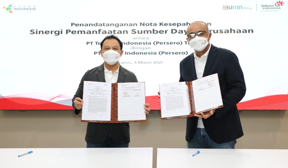 Sinergi Telkom & Pupuk Indonesia Perkuat Ketahanan Pangan Nasional untuk Indonesia Maju