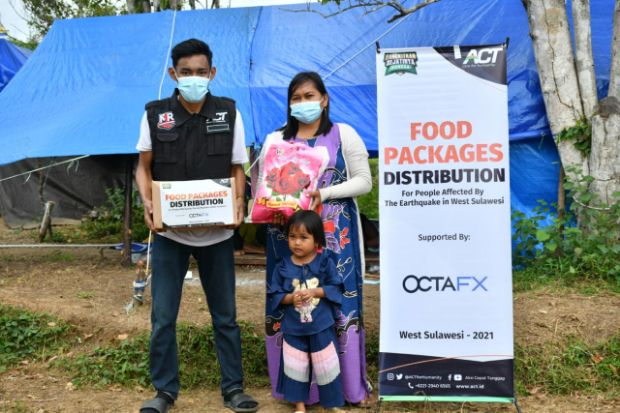 OctaFX Gandeng Bantu Masyarakat Terdampak Covid-19 dan Bencana Alam
