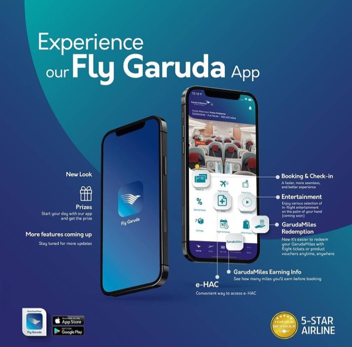 Aplikasi Fly Garuda Dimutakhirkan untuk Kenyamanan Pengguna