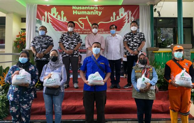 Aksi Sosial Nusantara For Humanity dari Bapera untuk Warga Ulujami