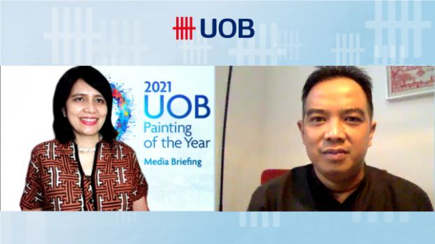 UOB Painting of the Year 2021 Tanpa Tema Karya Lukisan