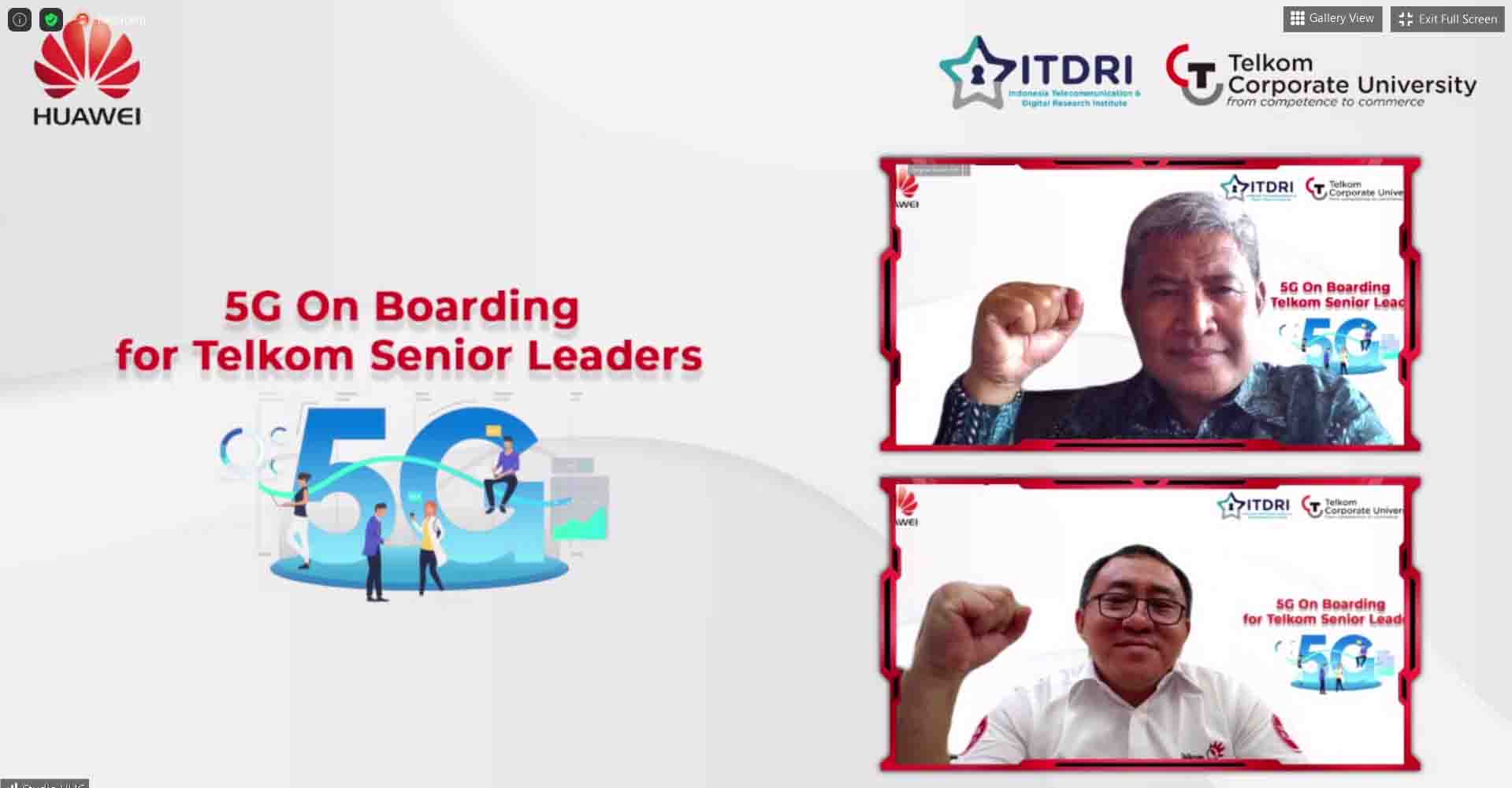 Kolaborasi ITDRI dan Huawei dalam 5G On Boarding for Telkom Senior Leader