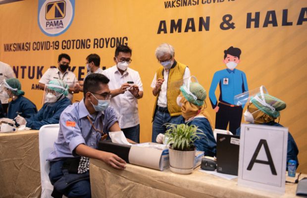 Pamapersada Nusantara Gelar Vaksinasi Covid-19 Gotong Royong untuk 1.000 Karyawan