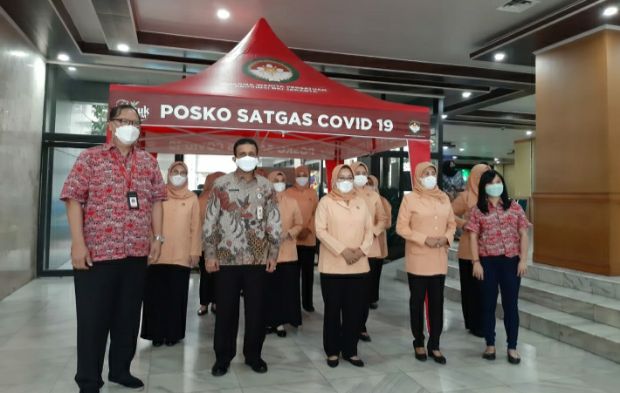 Bantuan Tenda Satgas Covid-19 di Jakarta dan Kepulauan Seribu