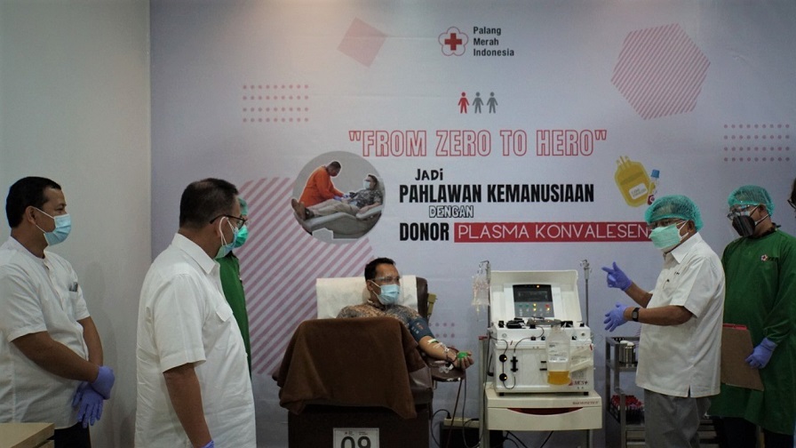 Jusuf Kalla, PPKM Darurat, dan Kesiapan PMI Dalam Proses Donor Darah Plasma Konvalesens