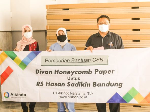 ALDO Berikan Divan Honeycomb Paper ke RSHS Bandung