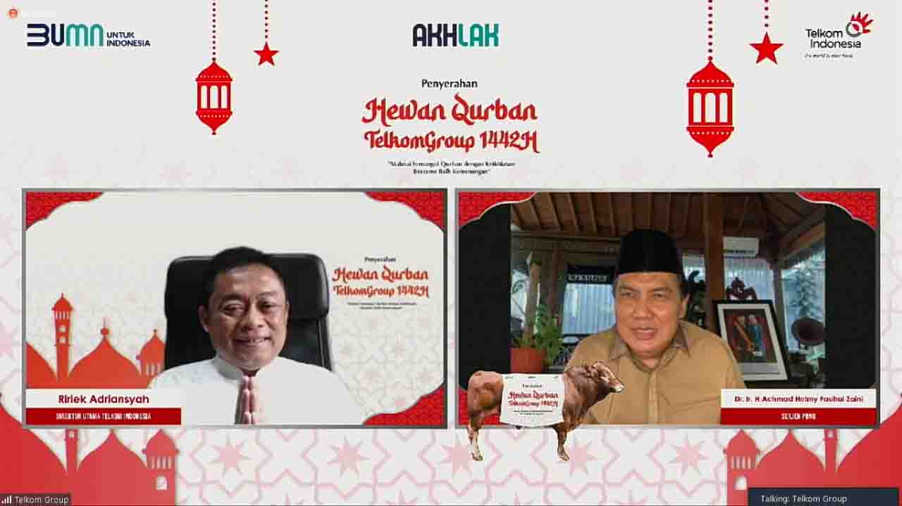 Maknai Idul Adha 1442 H, TelkomGroup Salurkan Lebih dari 800 Hewan Kurban di Seluruh Indonesia