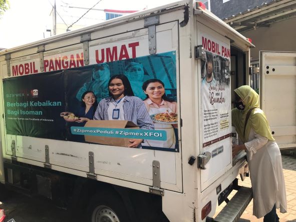 Zipmex Indonesia Salurkan Donasi Warga Terdampak Covid-19
