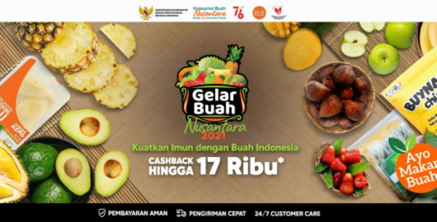 Blibli Semarkkan Gelar Buah Nusantara 2021 untuk Belanja Buah Lokal