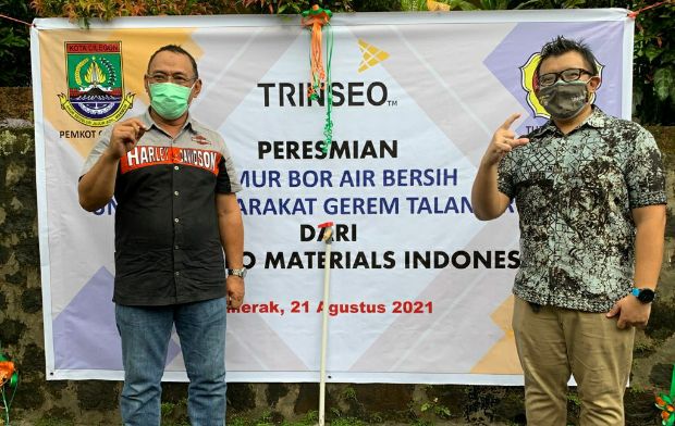 Trinseo Materials Indonesia Bantu Kebutuhan Air Bersih Warga Gerem Talang