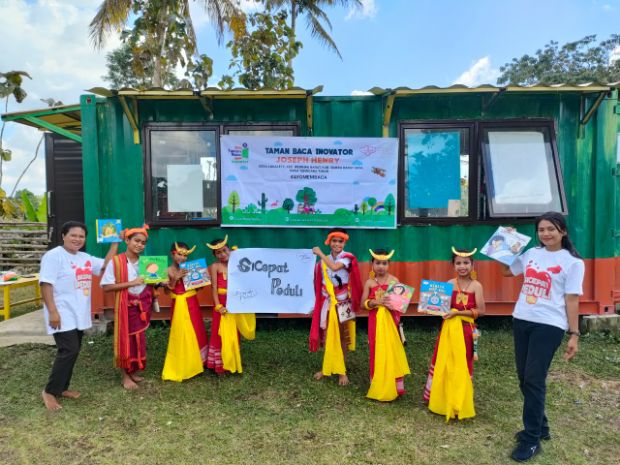 Sinergi SiCepat Ekspres - Taman Baca Inovator Lewat Program ‘Jelajah Buku Nusantara’